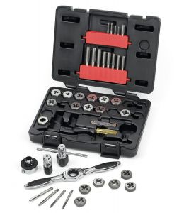 GEARWRENCH 42 Pc. Metric Ratcheting Tap and Die Drive Tool Set