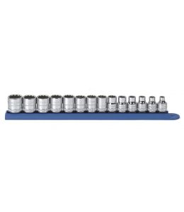 3/8”Dr 12Pt Socket Set Std Metric  14Pc