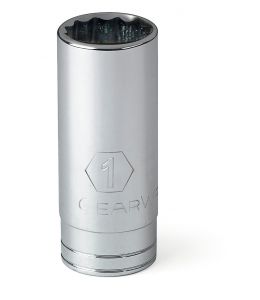 1/2" Drive 12 Point SAE Deep Length Socket, 3/4"