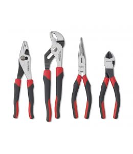 4 Pc. Mixed Dual Material Plier Set