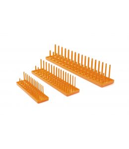 Gearwrench 3 Pc. 1/4", 3/8" & 1/2" Drive Orange Metric Socket Storage Tray Set