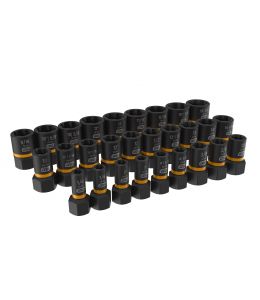 1/4" & 3/8" Dr Bolt Biter™ Impact Extraction Socket Set 28Pc