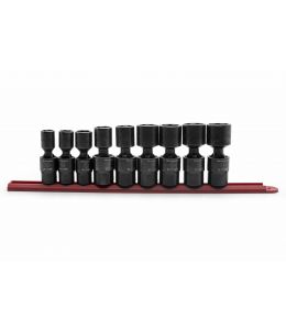 Gearwrench 9 Pc. 1/2" Drive 6 Point Standard X-Core™ Pinless Universal Impact SAE Socket Set