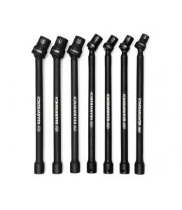 7Pc 3/8" Dr 6Pt X-Core™ Pinless Metric Extension Socket Set 