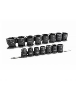 Gearwrench 15 Pc. 3/4" Drive 6 Point Standard Impact SAE Socket Set