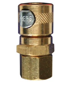 Coupler 1/4" Female Thread Jamec Style Carded Scorpion
