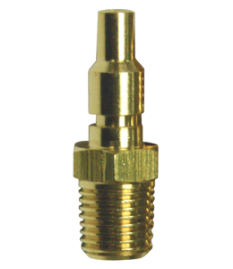 Plug Male 1/4" Male Thread Jamec Style 2Pc Carded Scorpion