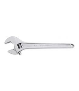 ADJUSTABLE WRENCH,15",CHROME,CARDED