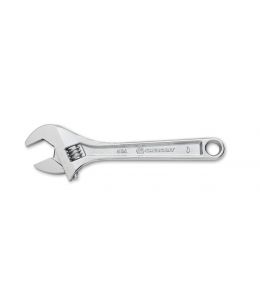 ADJUSTABLE WRENCH,6",CHROME,CARDED