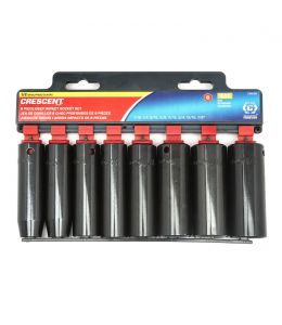 Crescent 8 Pc. 1/2" Drive 6 Point Deep Impact SAE Socket Set