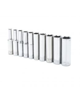 Crescent 10 Pc. 1/4" Drive 6 Point Deep SAE Socket Set