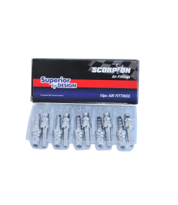 Barb Hose 1/4" Nitto Style Box Of 10 Scorpion