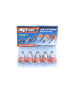 Coupler Male Thread 1/4" Nitto Style (Box Of 5) Scorpion