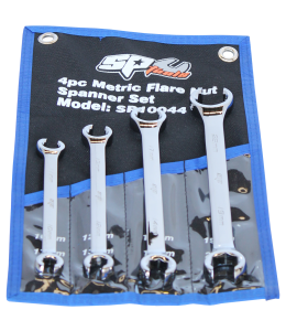 Set Spanner Combination Flare Nut 4Pc Metric Sp Tools