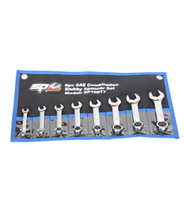 SET SPANNER ROE STUBBY 8PC SAE SP TOOLS