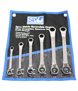 Set Spanner Double Ring 15 degree Offset 6Pc Metric Sp Tools