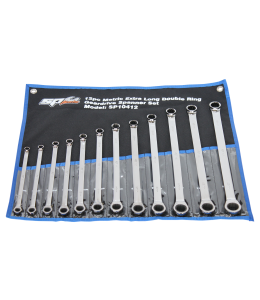 SET SPANNER DOUBLE RING GEARDRIVE 12PC METRIC SPTOOLS