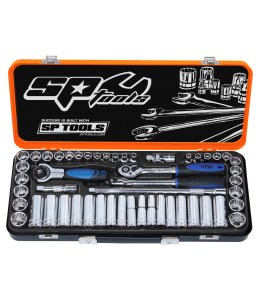 Socket Set 3/8Dr 12Pt And 6Pt 50Pc Metric/Sae