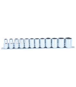 SOCKET RAIL 1/2DR 12PT 12PC METRIC