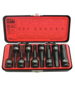 Socket Set Impact 1/2Dr Inhex 9Pc Sae