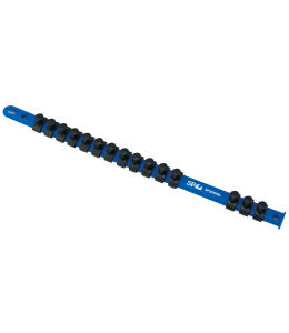 Socket Rail 1/2"Dr Holds 15Pc Quick Lock