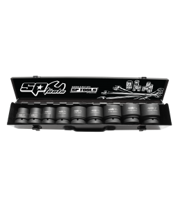 SOCKET SET IMPACT 1DR 6PT 9PC SAE
