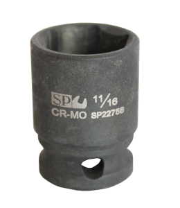 Socket Impact 3/8"Dr 6Pt Sae 13/16" Sp Tools