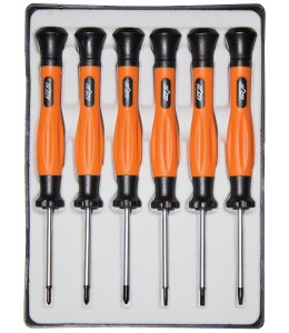 Screwdriver Set 6Pc Mini Phillips/Slotted
