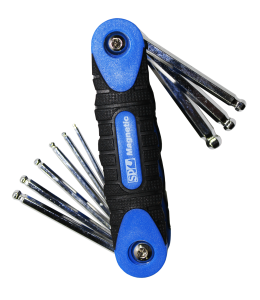 Key Set Magnetic Folding 9Pc Metric Hex