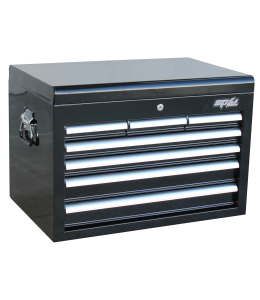 Custom Series Tool Box - Deep Depth - 7 Drawer - Black/Chrome