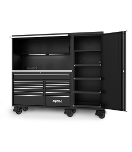 Workstation Usa79 Black/Chrome