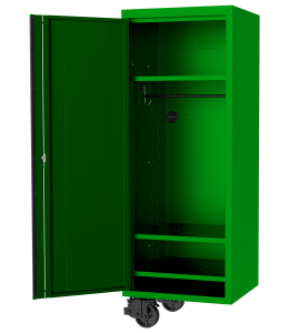 Locker Side Usa5972 3 Shelf + Hanger Green/Black