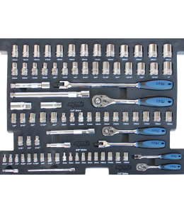 Eva Toolkit 81Pc Metric/Sae Socket & Accessories