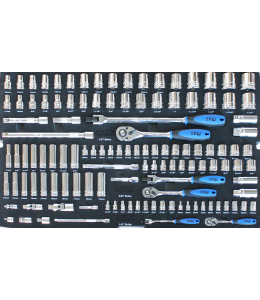Eva Toolkit 122Pc Metric/Sae Socket & Accessories