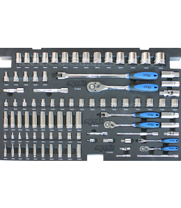 Eva Toolkit 88Pc Metric Socket & Accessories