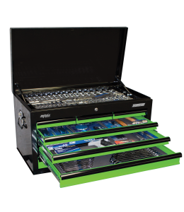 Toolkit 409Pc Metric/Sae - Black/Green 7 Dr Sumo