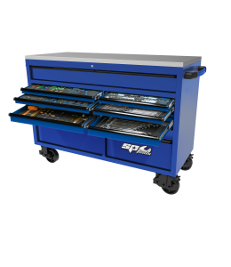 465Pc Toolkit Metric/Sae - 13 Drawer Blue/Black Usa Series