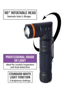 UV Inspection Rotatable Head Work Light/Torch - LED Mag Base 