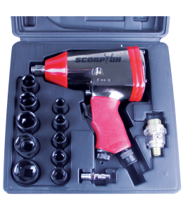 Wrench Impact Kit Air 1/2"Scorpion