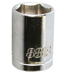 Socket 1/4Dr 6Pt Metric 9Mm