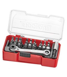 TENG TOOLS 29PCE BITS SET (FLAT-PH-PZ-TX-TPX-HEX-ROB) TJ1429
