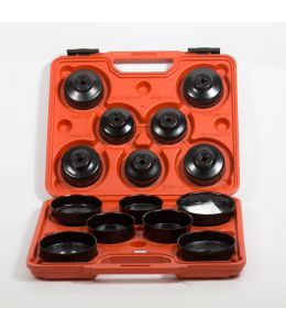 15PC CUP TYPE OIL FILTER WRENCH SET