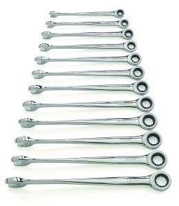 12 Pc. 12 Point XL X-Beam? Ratcheting Combination Metric Wrench Set