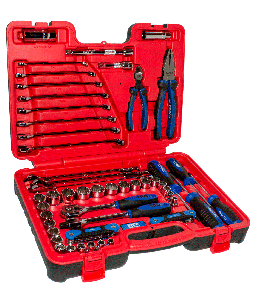 Tool Kit in X-Case - 3/8"Dr - 65pc Metric/SAE