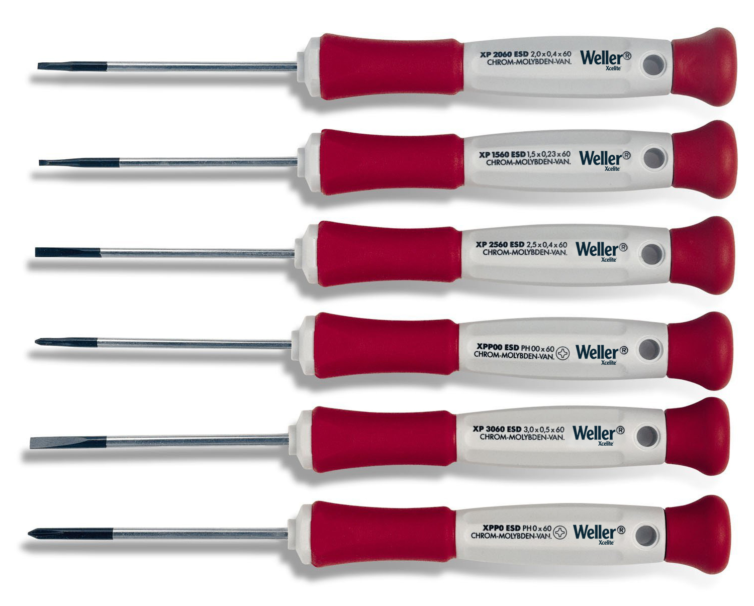 SCREWDRIVER SET 6PC PRECISION ESD SAFE